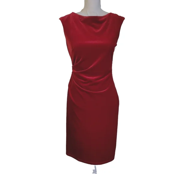 david meister red dress Glitter dress